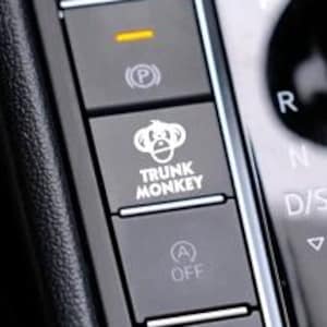 Adesivos engraçados para botões de carro em branco, adesivo para botões de carro em branco, decalque para botão de ejeção de passageiro (serve para todos os botões de carro em branco).