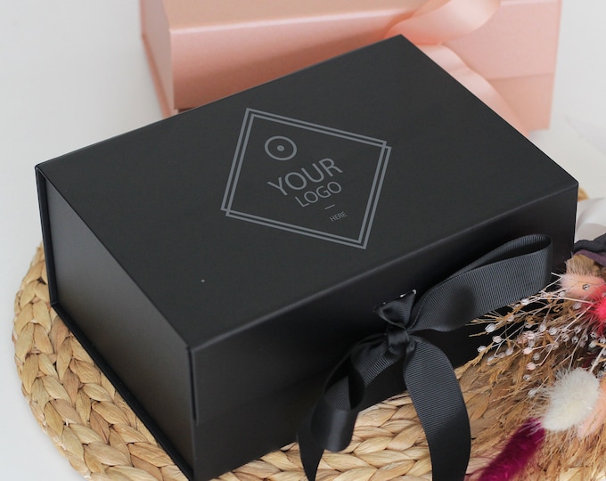 Gift Box With LOGO, Luxury Gift Box, Custom Logo Gift Box, Custom Business Logo Box, Give Away Box, Business Gift Box