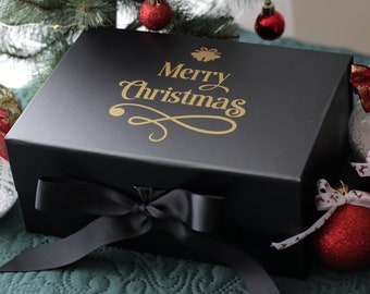 Benutzerdefinierte Weihnachtsgeschenkbox, personalisierte Geschenkbox, Luxus-Geschenkbox, Weihnachtsgeschenkbox, Weihnachtsgeschenkbox, Heiligabend Box
