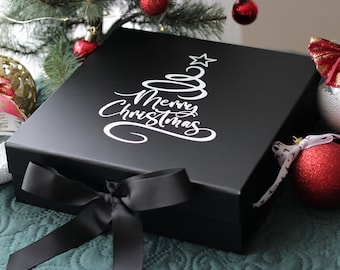 Benutzerdefinierte Weihnachtsgeschenkbox, personalisierte Geschenkbox, Luxus-Geschenkbox, Weihnachtsgeschenkbox, Weihnachtsgeschenkbox, Heiligabend Box