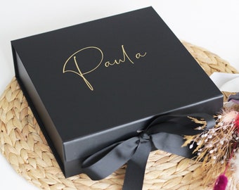 Luxe geschenkdoos, verjaardagscadeaudoos, aandenkendoos, gepersonaliseerde geschenkdoos, bruidsmeisje geschenkdoos, huwelijksgeschenkdoos, bruidsmeisje voorstel doos