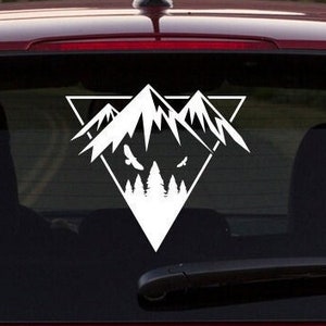 Mountain Vinyl Decal pour ordinateur portable, voiture, macbook
