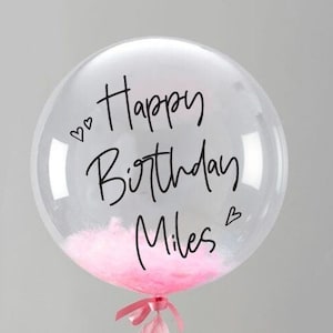 Decalcomania in vinile per palloncini personalizzati, decalcomania con nome personalizzato per palloncini di compleanno, etichetta per palloncini, adesivo in vinile personalizzato, decalcomania per palloncini per addio al nubilato