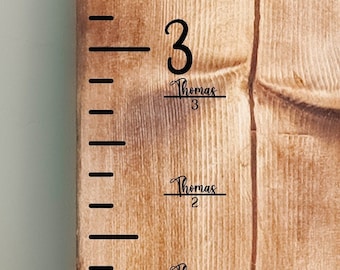 Custom Growth Chart Add-On Decals, Birth day to 18yrs(20 pcs), Height Markers Arrows for Growth Chart Ruler, Growth Chart Arrows