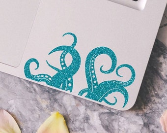 Octopus decal for laptop, car, macbook, wall