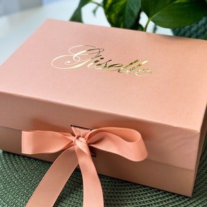 Luxus Geschenk Box, Geburtstags Geschenk Box, personalisierte Geschenk Box, Andenken Box, Brautjungfer Geschenk Box, Hochzeits Geschenk Box