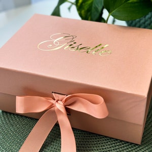 Luxus Geschenk Box, Geburtstags Geschenk Box, personalisierte Geschenk Box, Andenken Box, Brautjungfer Geschenk Box, Hochzeits Geschenk Box Bild 1