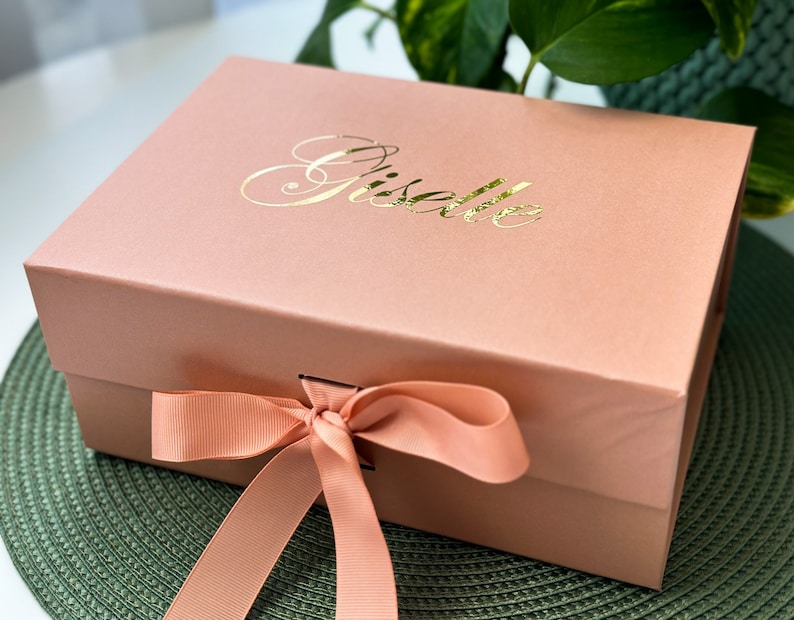 Luxus Geschenk Box, Geburtstags Geschenk Box, personalisierte Geschenk Box, Andenken Box, Brautjungfer Geschenk Box, Hochzeits Geschenk Box Bild 1