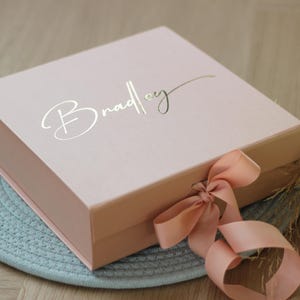 Luxus Geschenk Box, Geburtstags Geschenk Box, personalisierte Geschenk Box, Andenken Box, Brautjungfer Geschenk Box, Hochzeits Geschenk Box
