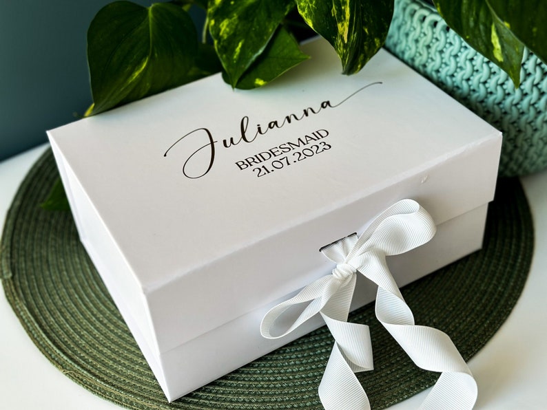 Luxury Gift Box, Birthday Gift Box, Happy Birthday Box, Personalized Gift Box, Bridesmaid Gift Box, Wedding Gift Box,Bridesmaid Proposal Box image 1