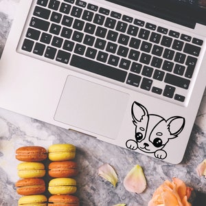 Computer Dog Sticker Peeking Dog Decal, 35 Dog Breed Stickers for Laptop, Car, Macbook, Wall ...