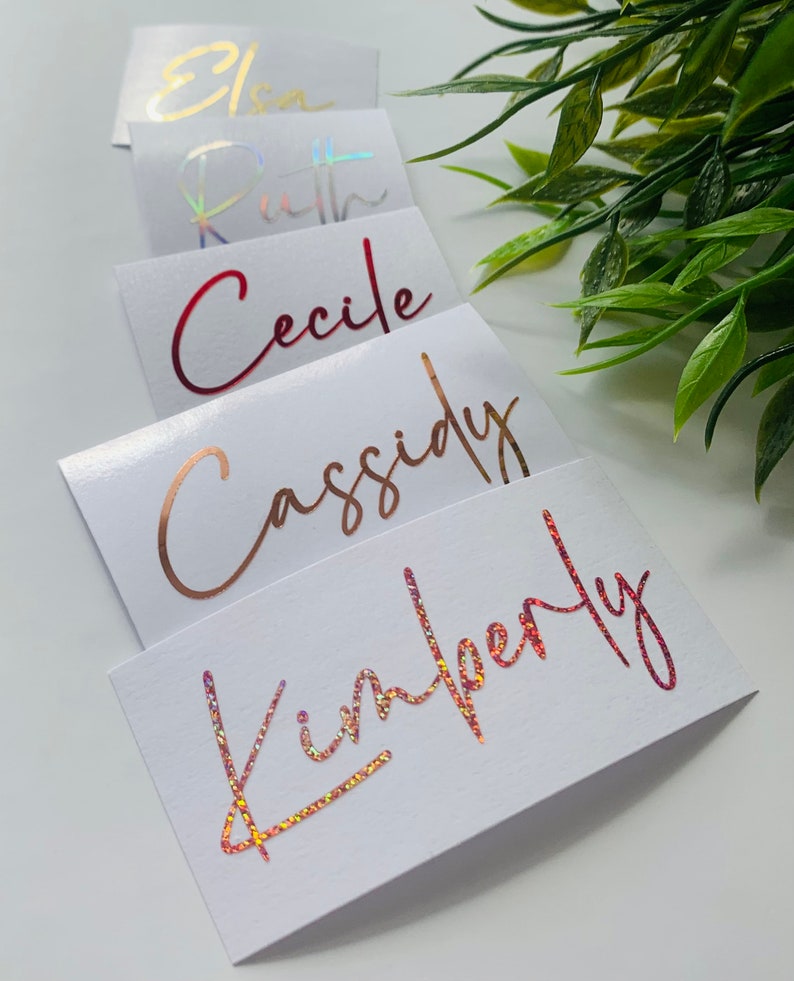 Custom Name Stickers Wedding Party Decal Wedding Sticker Etsy