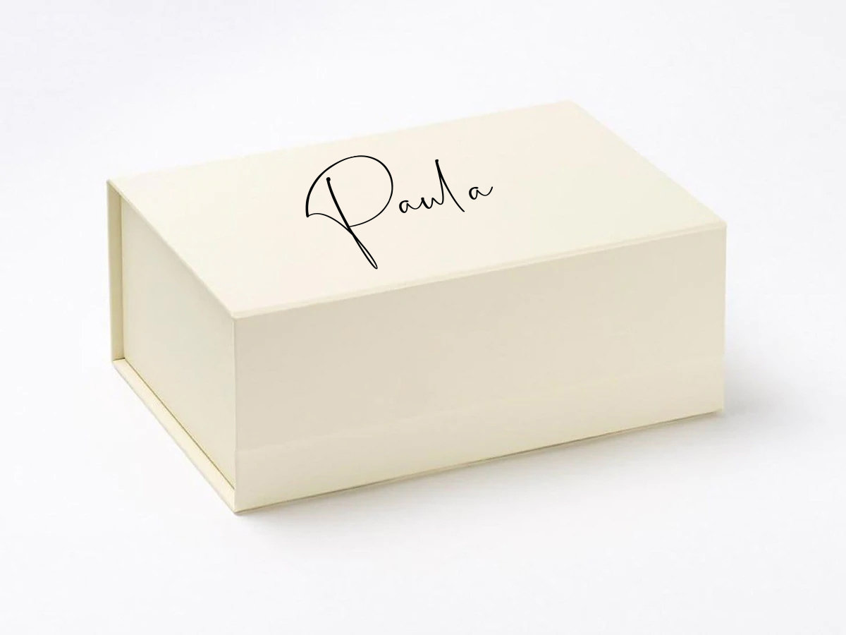 Luxury Gift Box, Ivory A5 Deep Birthday Gift Box, Keepsake Box ...