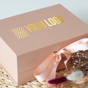 Gift Box With LOGO, Luxury Gift Box, Custom Logo Gift Box, Custom Business Logo Box, Give Away Box, Business Gift Box