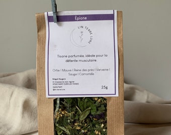 Tisane Epione infusion artisanale pour la détente musculaire