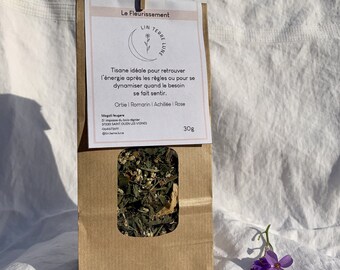 Tisane le Fleurissement infusion artisanale pour après les régles