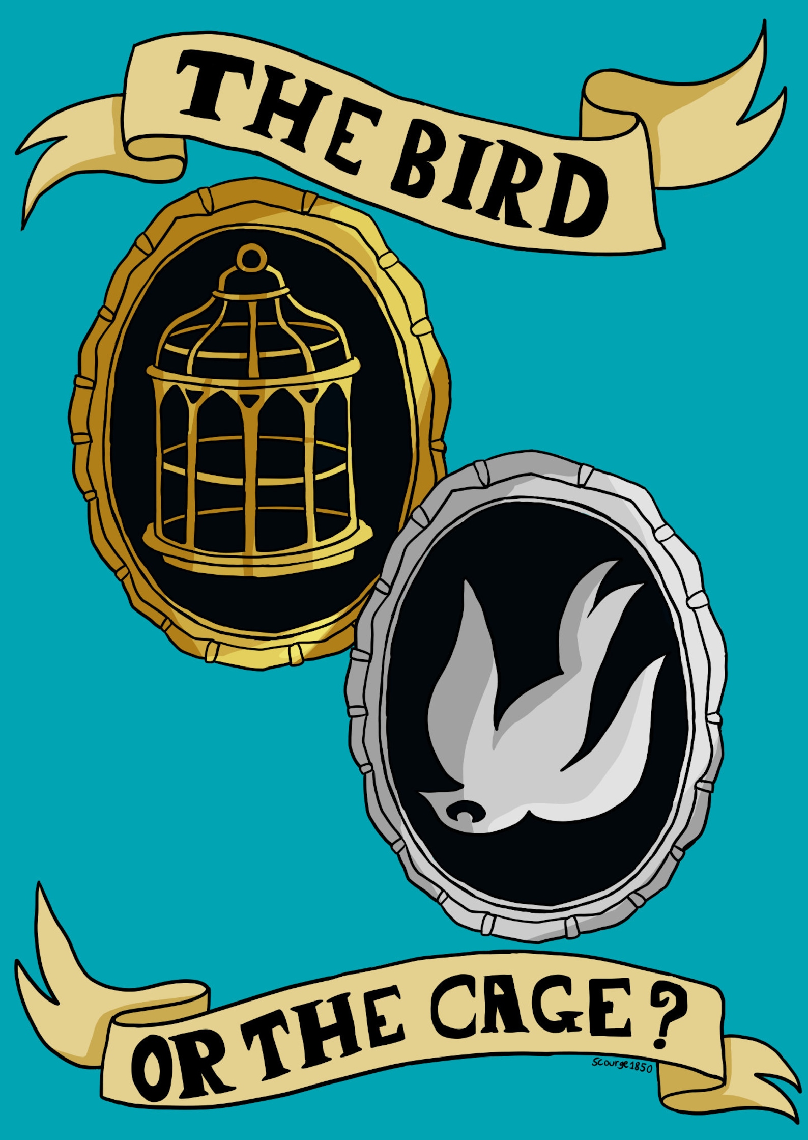 Bioshock Infinite Bird or Cage Etsy UK
