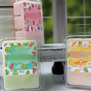 Scented Summer Candle Wax Melt Clamshells: Diversity, Equity, Inclusion