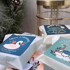 12 Days of Christmas Scented Candle Wax Melt Square Collection