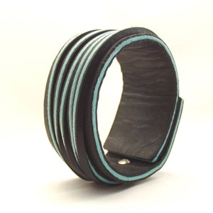 Two-tone bracelet with straps