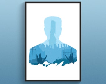 Half-Life 2 Kunstdruck G-Man Videospiel Sci Fi Poster Wohnkultur