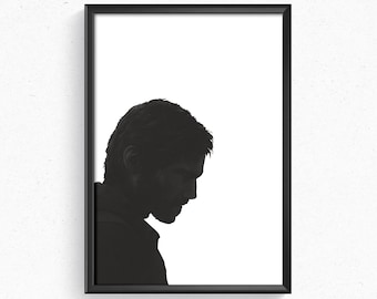 The Last of Us Kunstdruck: Joel Silhouette Poster