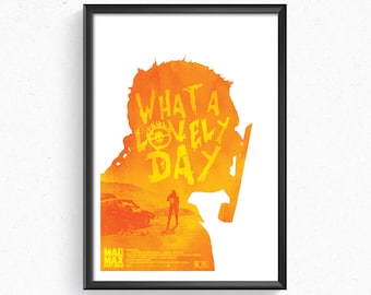 Mad Max Fury Road Furiosa Kunstdruck Sci Fi Movie Poster Home Decor
