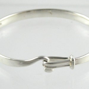 Georg Jensen Viviana Torun Sterling Silver Bangle Bracelet 204 7 Inches 16 Grams