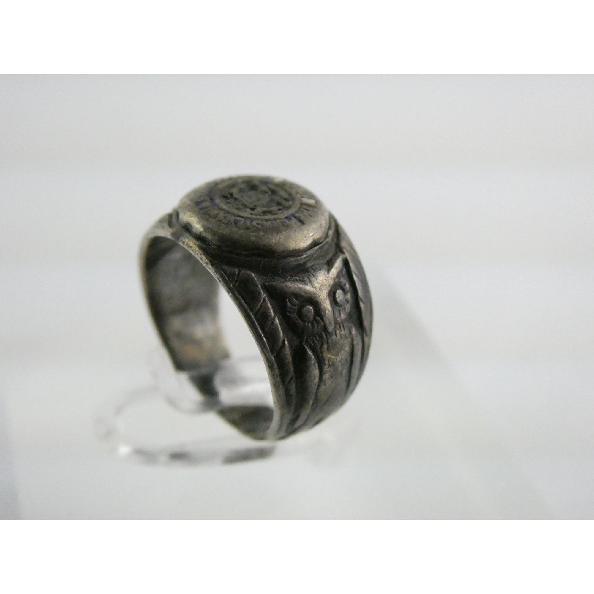 Antique 1855 the Pennsylvania State College Sterling Silver Pinky