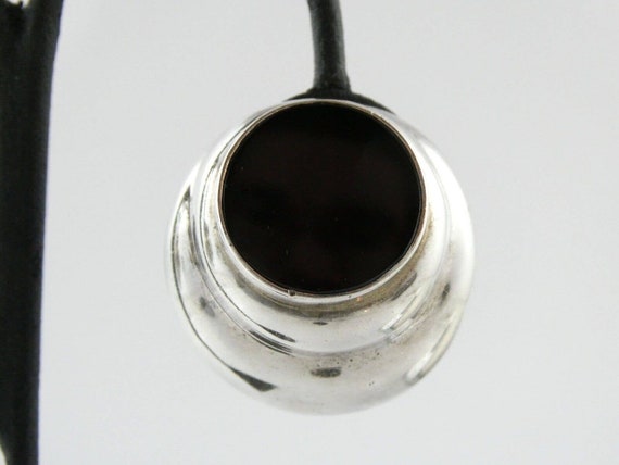 R or JF Artisan Taxco Mexico Sterling Silver Blac… - image 2