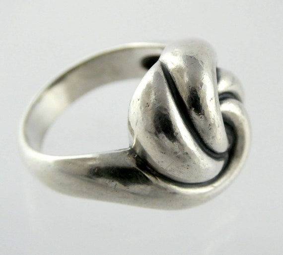James Avery Sterling Silver Spiral Front Ring 925 Siz… - Gem