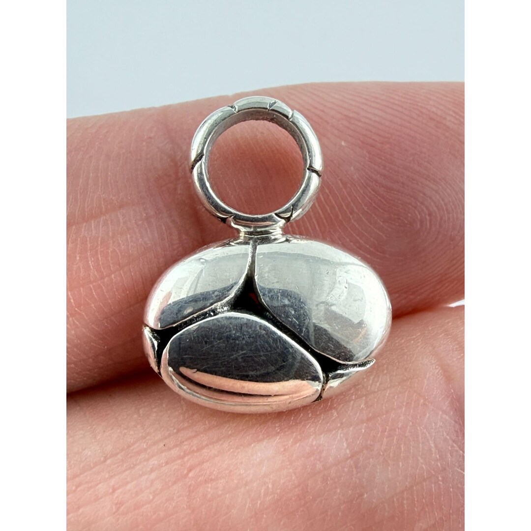 John Hardy Sterling Silver Pebble Kali Small Pendant 17mm Length 2.4g ...