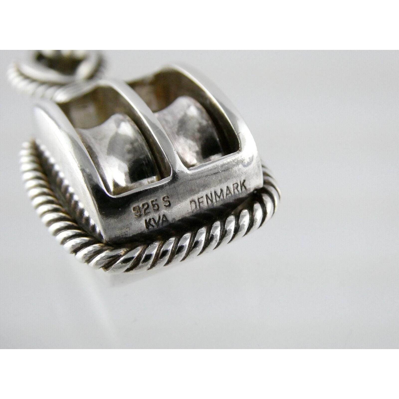 Knud V Andersen Denmark KVA Sterling Silver Articulated Mechanical 