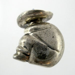Vintage Sterling Silver Mexico Siesta Perfume Bottle Dauber Pin Brooch 11.1g