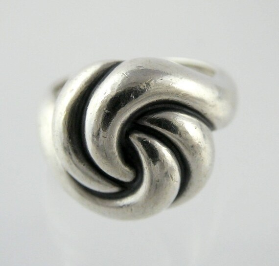 James Avery Sterling Silver Spiral Front Ring 925 Siz… - Gem