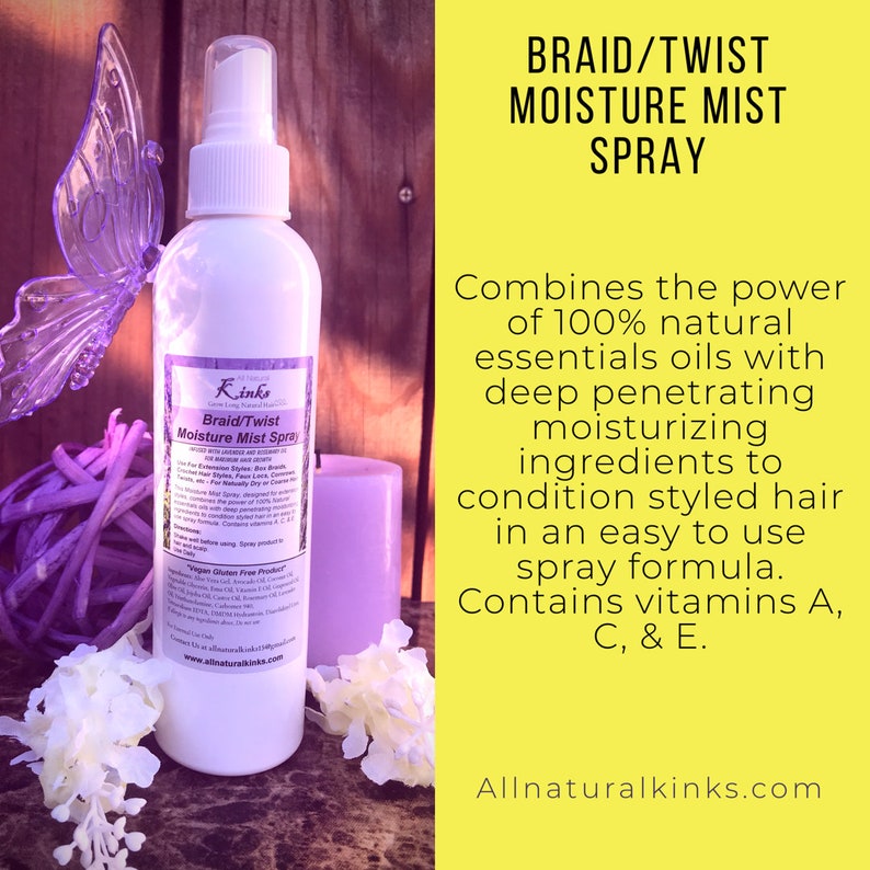 Braid/Twist Moisture Mist Spray image 3