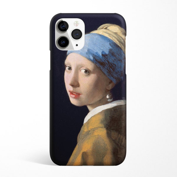 Johannes Vermeer - Boucle d'oreille Fille à la perle, Apple, Samsung, Étui/étui pour téléphone