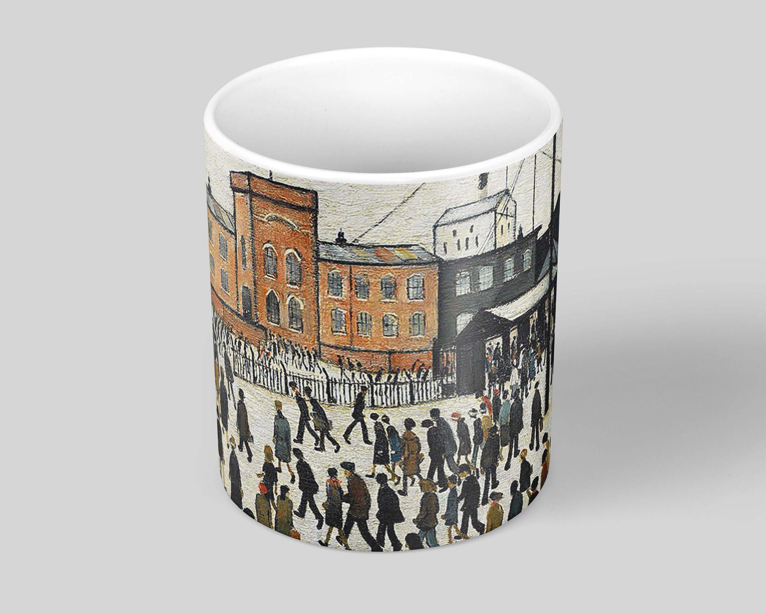 L S Lowry Going to Work 1943 Keramik-Becher | Etsy