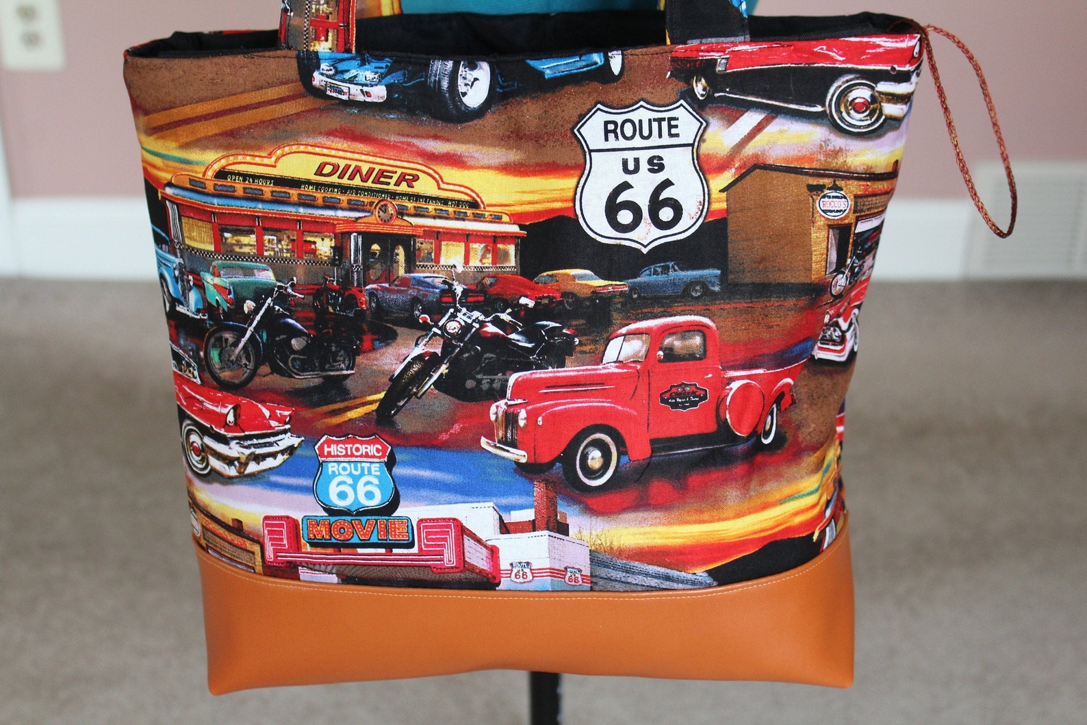 Route 66 Tote Bag Etsy