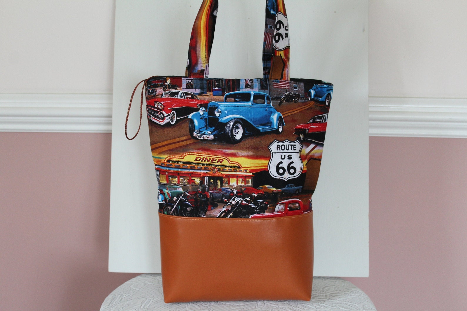 Route 66 Tote Bag Etsy