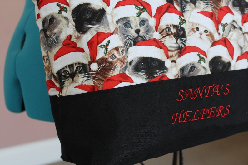 Santa/'s Kitten Helpers Tote Bag