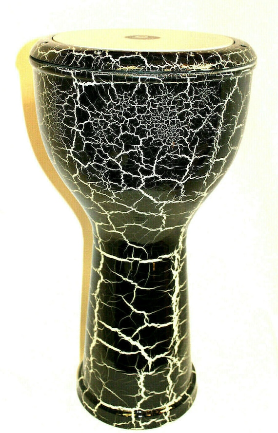 Djembe Size Doumbek Black and White