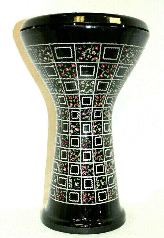 Black Turkish Doumbek with Case