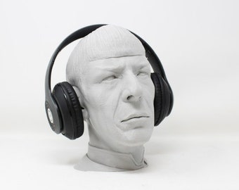 Leonard Nimoy Headphone Stand | Leonard Nimoy Paintable Bust