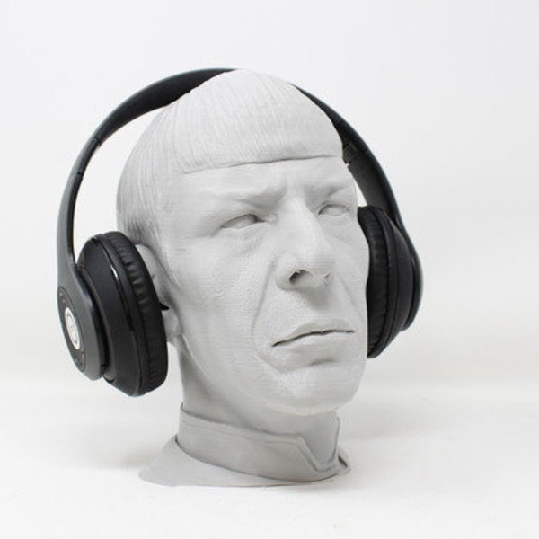 Leonard Nimoy Headphone Stand | Leonard Nimoy Paintable Bust