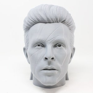 Supporto per cuffie David Bowie / Busto verniciabile di David Bowie