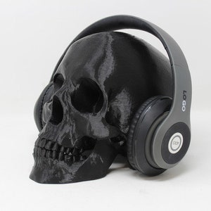 Human Skull Headphone Stand | Human Skull Paintable Bust