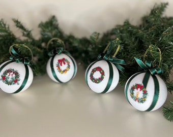 Set of Christmas tree balls, 4 pcs