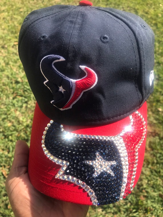 bling texans hat