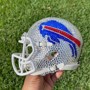 Custom Blinged Buffalo NFL Mini Helmet